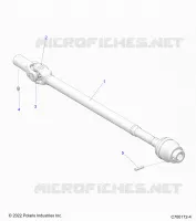 TREN, FRONT PROP SHAFT