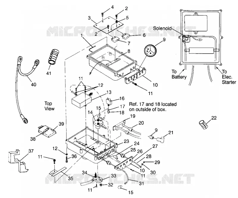 CAJA ELECTRICA SL 700 B974071, Intl. SL 700 I974071, SL 700 Deluxe B974072 (4940874087B013)