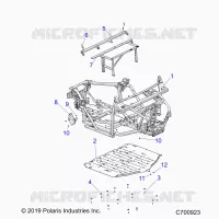 CHASSIS, MAIN FRAME AND ESQUÃD PLATES