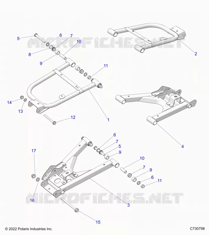 SUSPENSION TRASERA CONTROL ARMS