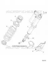 SUSPENSION TRASERA SHOCK MOUNTING