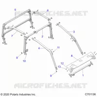 CHASSIS, CAB BASTIDOR