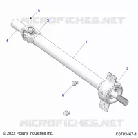 TREN, PROP SHAFT,MID, BEARING