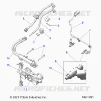 SISTEMA DE COMBUSTIBLE, RAIL, LINES AND THROTTLE BODY