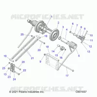 SUSPENSION, TRASERO ARM PAR