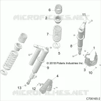 SUSPENSION TRASERA SHOCK MOUNTING