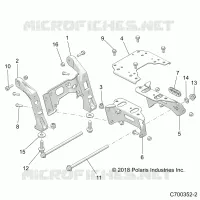 CHASSIS, MOUNTING, FRONT CAJA DE ENGRANAJES