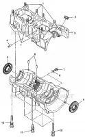 CAJA DEL CIGÜEÑAL 500 INDY 0982764(A)(B) and EUROPEAN 500 INDY E982764A (4942104210C007)