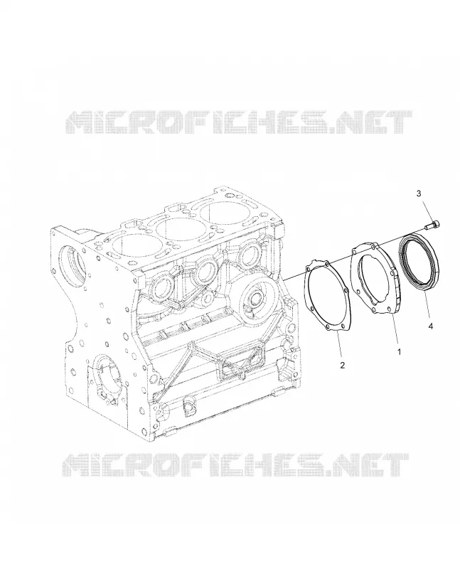 MOTOR, CIGUEÑAL OIL SEAL FLANGE