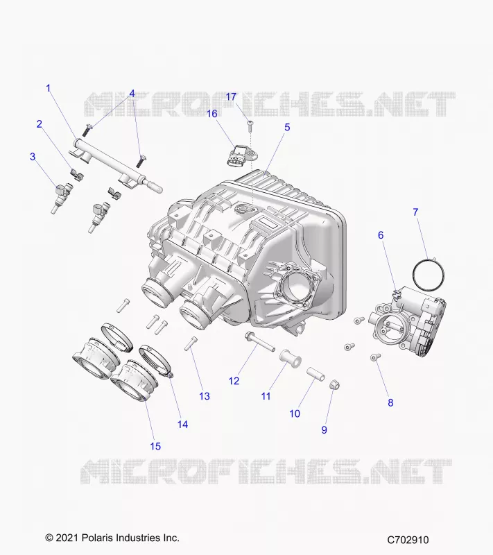 ENGINE, INTAKE INTAKE MANIFOLD, CUERPO DE MARIPOSA, FUEL RAIL- Z24NME99A2/B2 (C702910)