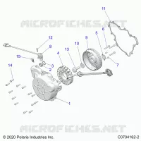ENGINE, STATOR AND FLYRUEDA
