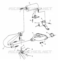 SISTEMA DE ESCAPE XLT 0970756, XLT SKS 0970556,  and XLT RMK 0970956 (4937693769C009)