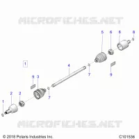 TREN, DRIVE SHAFT, FRONT