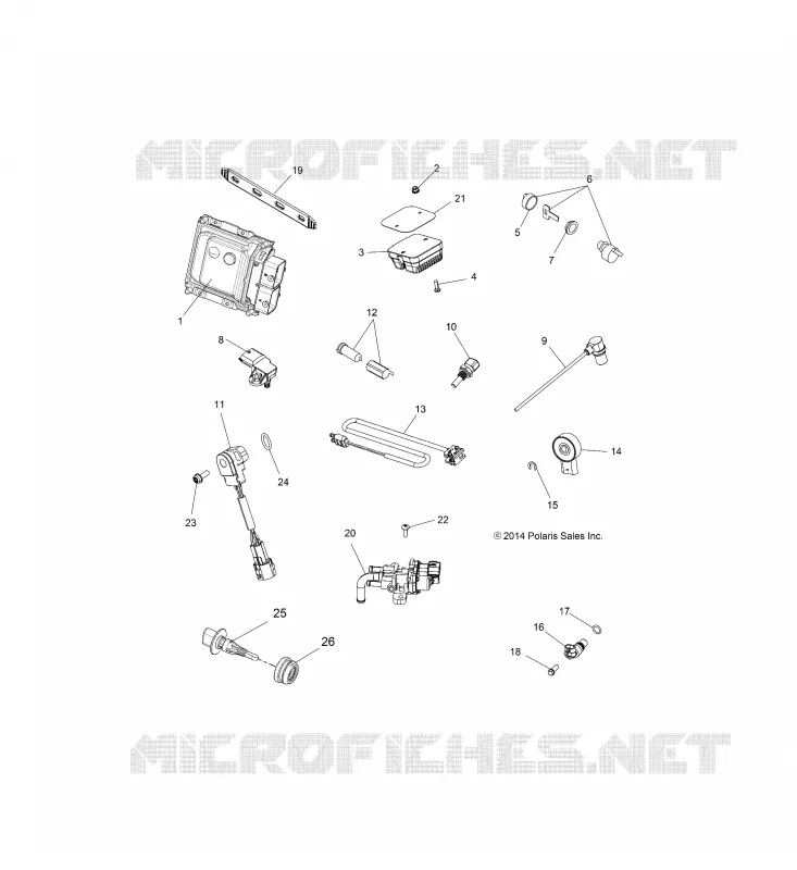 ELECTRICA, SWITCHES, SENSORS, ECU AND CONTROL MODULES