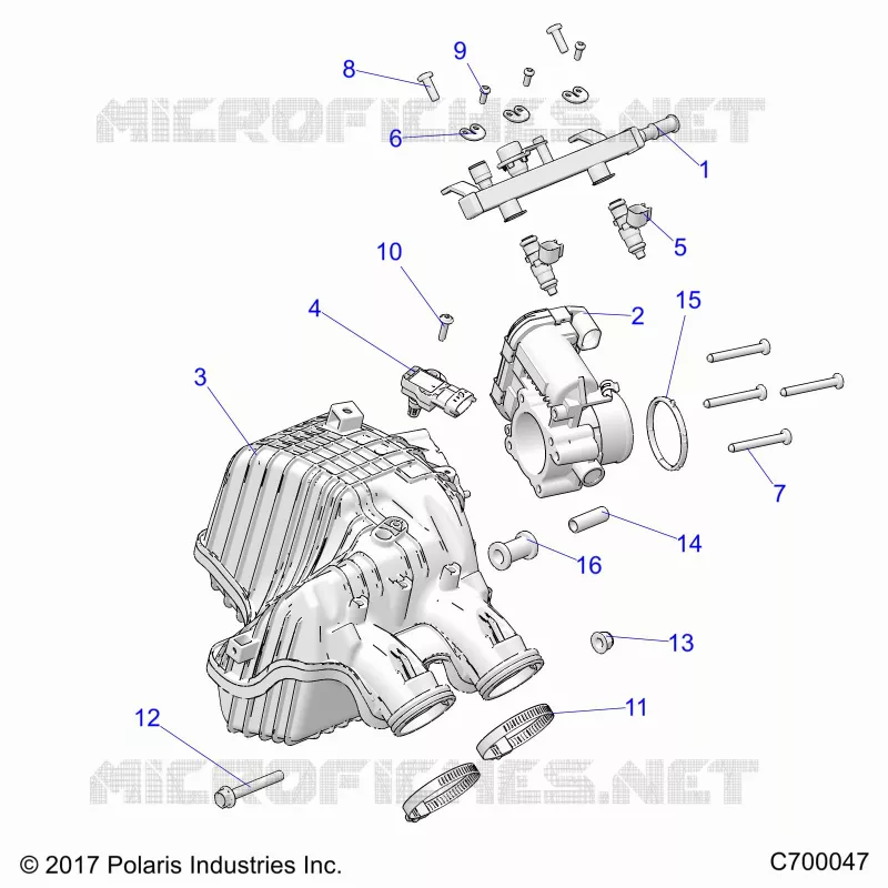 ENGINE, TOMA DE AIRE MANIFOLD, THROTTLE BODY, FUEL RAIL