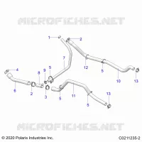 ENGINE, SISTEMA DE REFRIGERACIÃ“N, HOSES