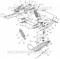 SUSPENSIÓN DELANTERA AND ESQUÍ ULTRA SKS 0960578 AND EURO ULTRA SKS E960578 (4931683168B003)