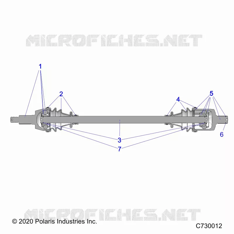 TREN, FRONT HALF SHAFT