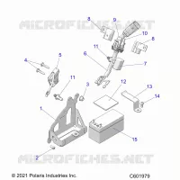 ELECTRICA, BATTERY, MANUAL START POWER UP COMPONENTS