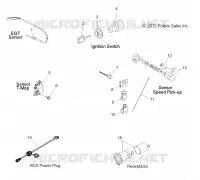 INTERRUPTORES, SENSORES and POWER PLUG