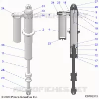 SUSPENSION TRASERA SHOCK INTERNALS