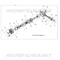TREN, FRONT GEARCASE INTERNALS