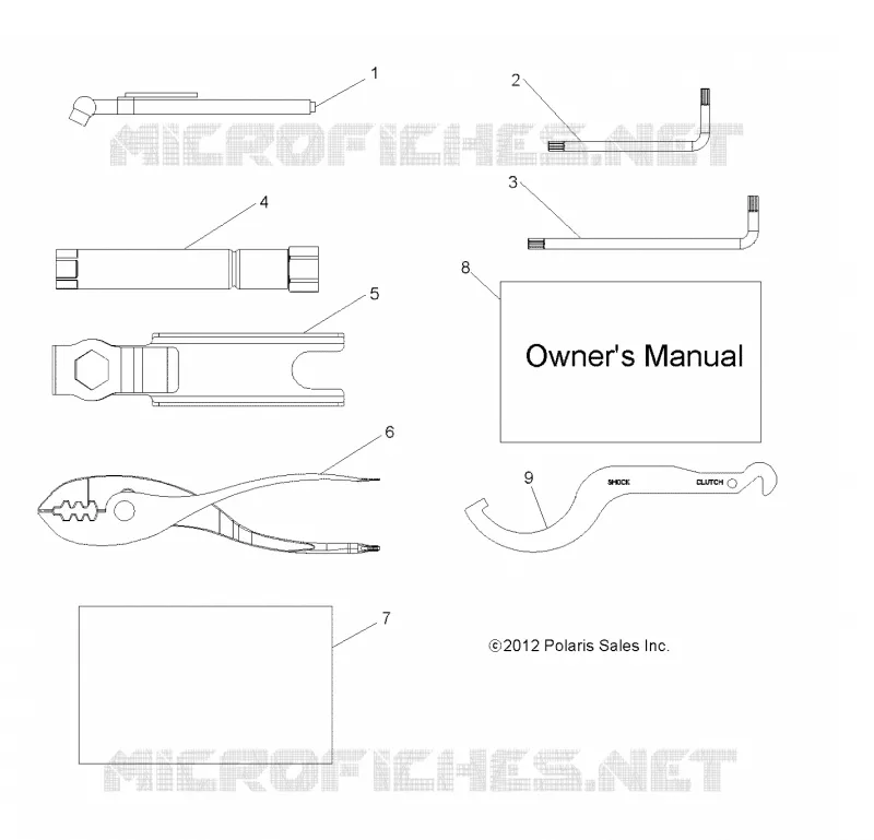 REFERENCES, KIT DE HERRAMIENTA and EL MANUAL DEL PROPIETARIO
