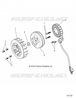 ENGINE, STATOR AND VOLANTE