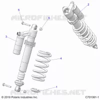 SUSPENSION, CHOQUE FRONTAL MOUNTING