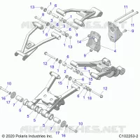 SUSPENSION TRASERA CONTROL ARM MOUNTING