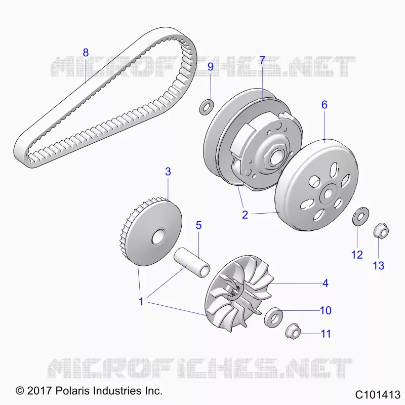 TREN, PRIMARY CLUTCH