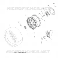 RUEDAS, REAR and HUB