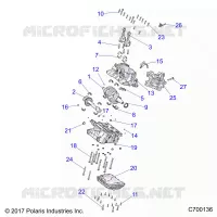 ENGINE, CRANKCASE AND CIGUEÑAL