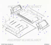TECHO AND REAR CAB PANELS