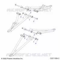 SUSPENSIÃ“N DELANTERA A-ARM MOUNTING