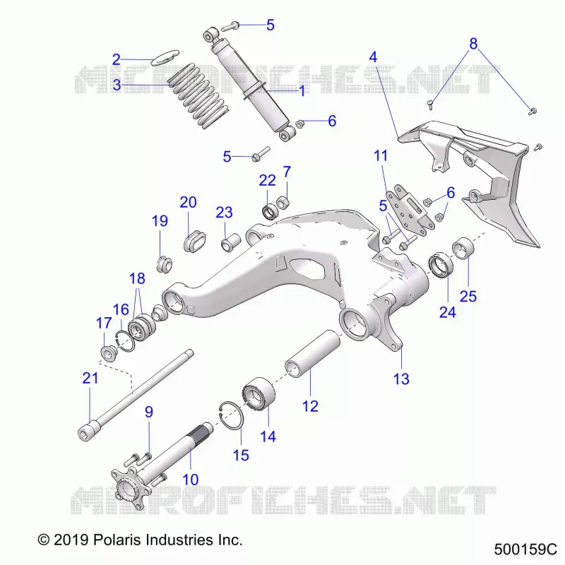 SUSPENSION TRASERA ASM.