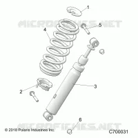 SUSPENSION, CHOQUE FRONTAL MOUNTING