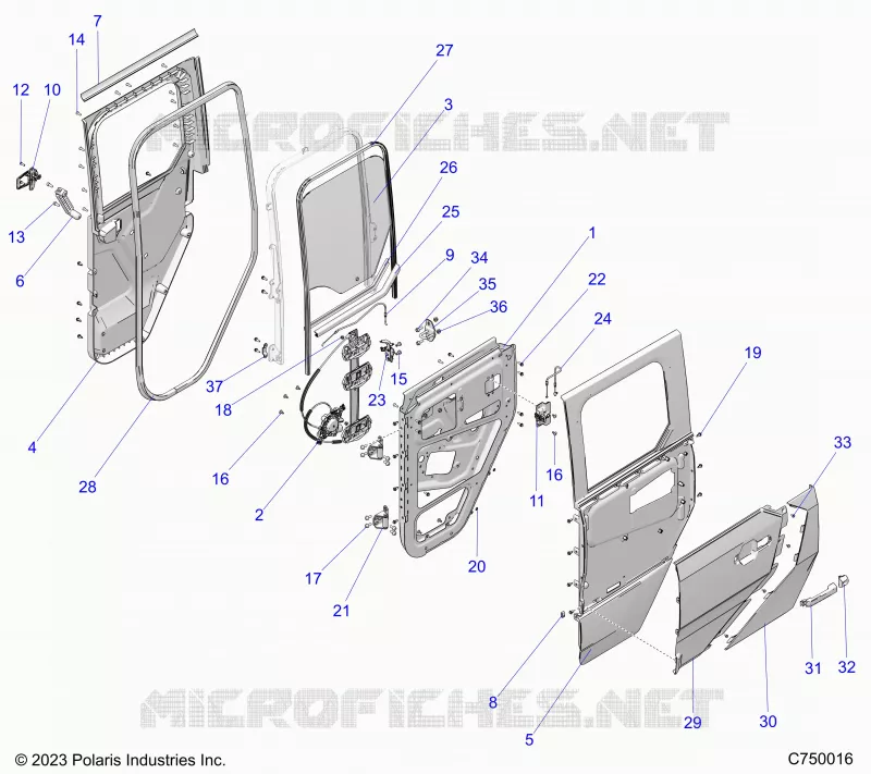 PUERTAS ASSEMBLY, REAR
