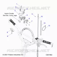 MOTOR, THROTTLE CONTROL ASM.
