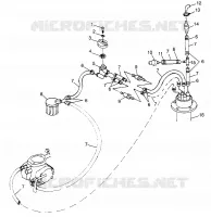 SISTEMA DE COMBUSTIBLE (SL 700) SL 700 B974071 and Intl. SL 700 I974071 (4940874087A011)