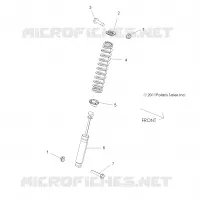 SUSPENSION, CHOQUE FRONTAL MOUNTING