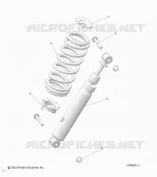 SUSPENSION, CHOQUE FRONTAL MOUNTING