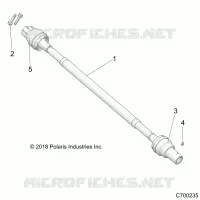 TREN, REAR PROP SHAFT