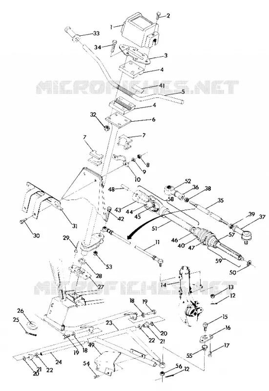 CONJUNTO DE DIRECCIÃN 4X4 -- UPDATED 4/89 (49173717370015)