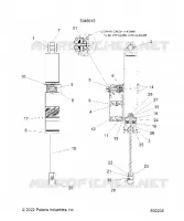 SUSPENSION, SHOCK TRASERO TRACK
