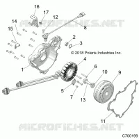 ENGINE, STATOR AND VOLANTE