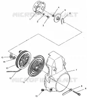ARRANQUE DE RETROCESO ASSEMBLY 440 XCR 0941760 (4925182518040A)