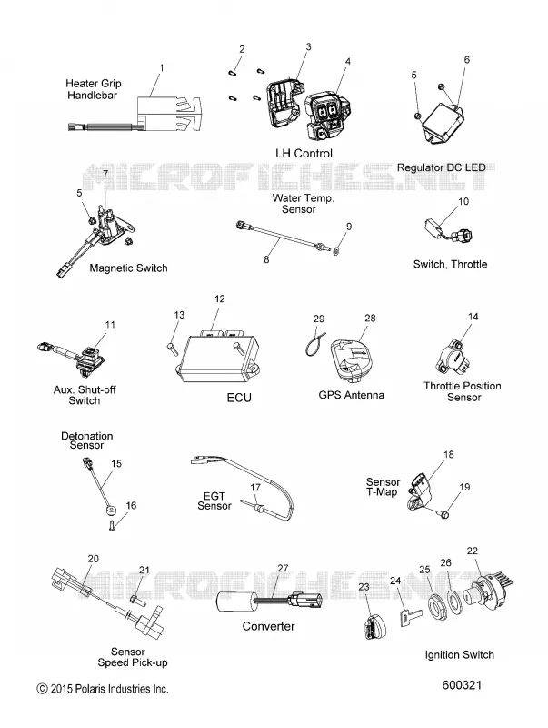 INTERRUPTORES, SENSORES AND COMPONENTS