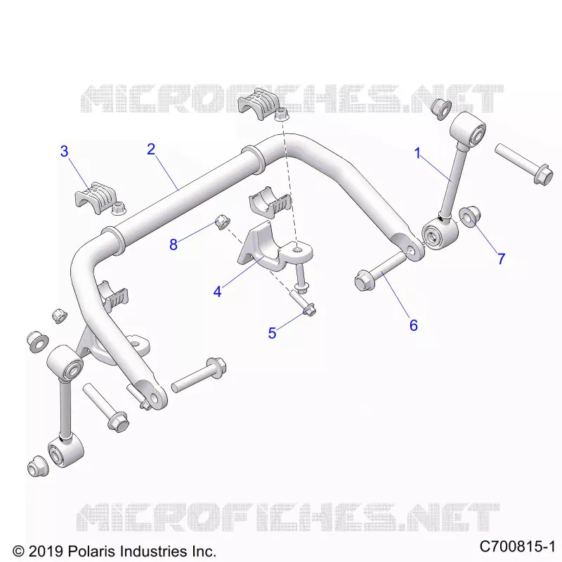 SUSPENSION, FRONT BARRA ESTABILIZADORA- G21GXD99AJ/AZ/BJ/BZ (C701011-2)