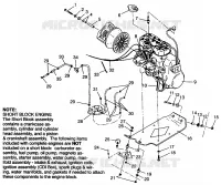MONTAJE DEL MOTOR 500 CARB 0962764, 500 CARB SKS 0962564,  EUROPEAN 500 CARB (4931873187C008)